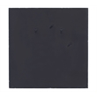 Contemporary Square Accent Wall Mirror with Faux Marble- Silver and Black