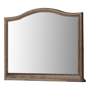 Belgrade I Transitional Style Mirror - Rustic Natural Tone