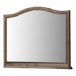 Belgrade I Transitional Style Mirror - Rustic Natural Tone
