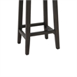 26 Inch Wooden Frame Leatherette Backless Counterstool- Beige