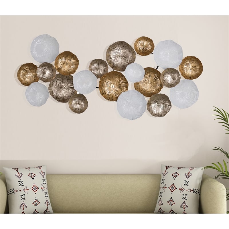 Beautifully Designed Metal Wall Accent- Multicolor