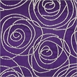 Designer Faux Silk Cotton Pillow with Pearl Beads- Purple and Silver-