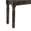 Transitional Style Rectangular Wooden Bench with Turned Legs- Bench