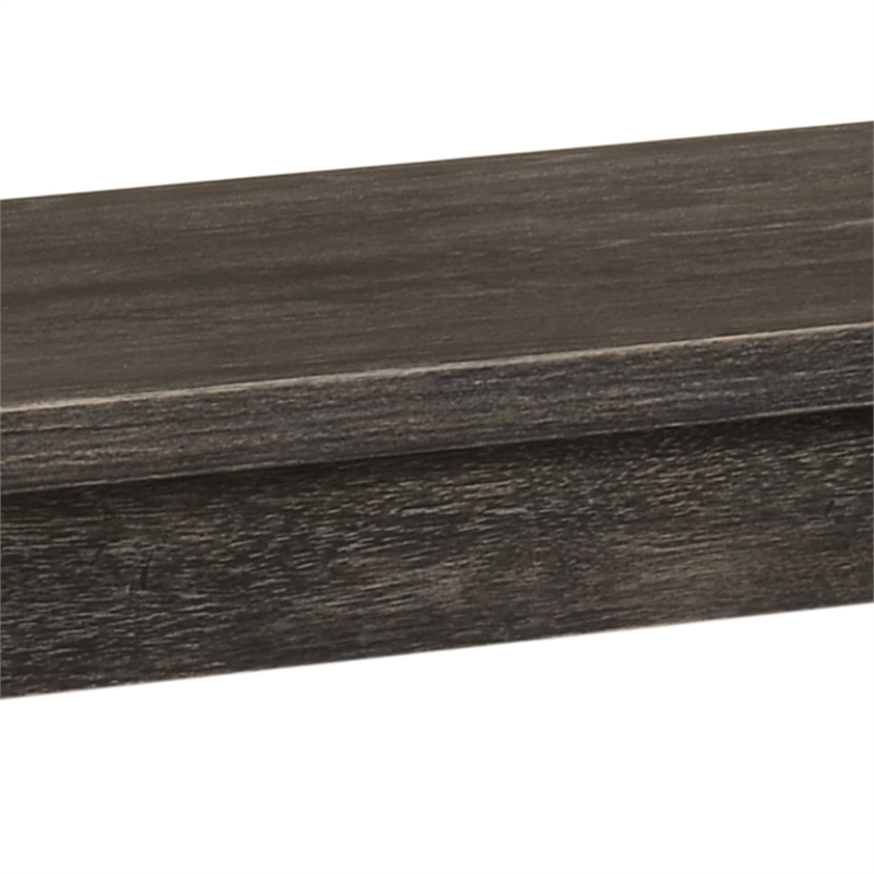 Transitional Style Rectangular Wooden Bench with Turned Legs- Bench