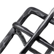 10 Inch Metal Accent Decor with Square Interlinks- Gray