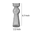 Glass Pillar Tealight Candle Holders- Set of 4- Multicolor