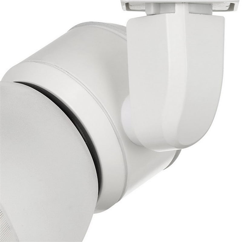 10W Integrated LED Track Fixture with Polycarbonate Head- White