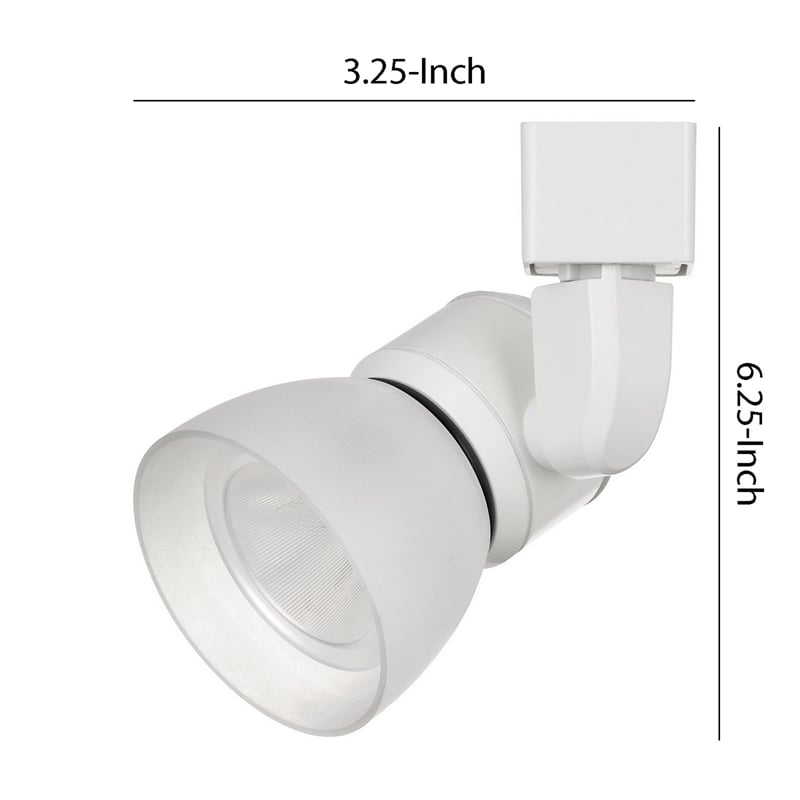 10W Integrated LED Track Fixture with Polycarbonate Head- White