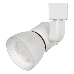 10W Integrated LED Track Fixture with Polycarbonate Head- White