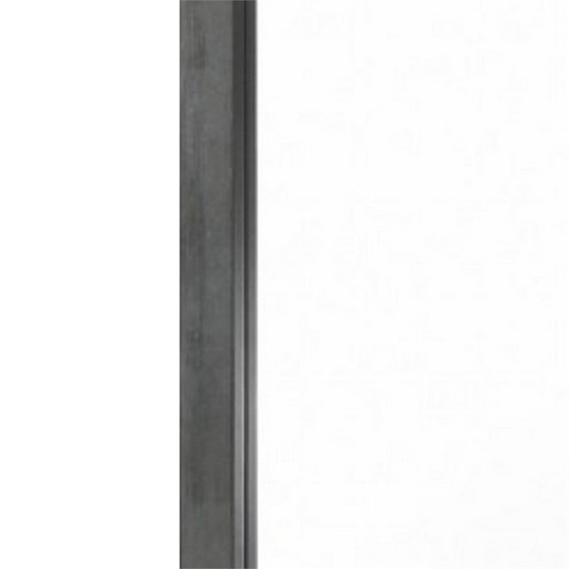 Wall Mirror with Rectangle Frame and Natural Wood Grain Details- Gray