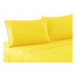 Bezons 4 Piece Queen Size Microfiber Sheet Set The Urban Port- Yellow