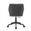 Swivel Office Chair with Stitching Details and Starbase- Gray