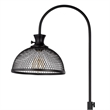 61 Inch Modern Floor Lamp- Hanging Mesh Shade- Metal Base- Black