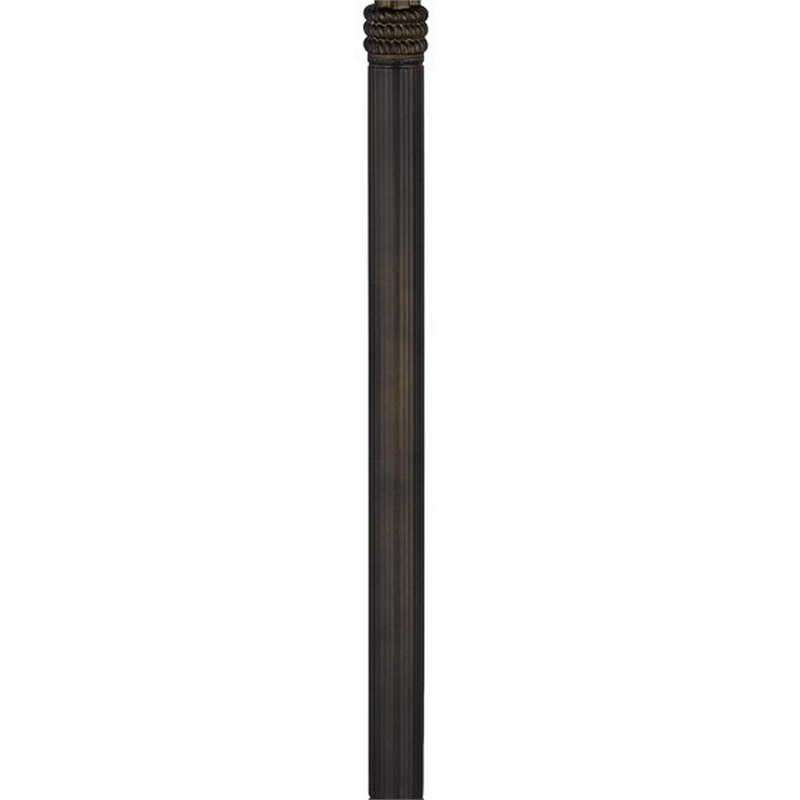 Xia 61 Inch Style Vintage Floor Lamp- Glass Shade- Antique Bronze