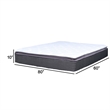 Cari 10 Inch Memory Foam Hybrid Queen Mattress- Gel Infused- Pocket Coil