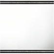 46 Inch Solid Wood Mirror- Shimmering Silver Accent- Landscape- Black