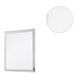 Tyra 39 Inch Wall Mirror- Rectangular Wood Frame- White