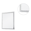 Tyra 39 Inch Wall Mirror- Rectangular Wood Frame- White