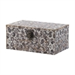 Leo Set of 3 Storage Boxes- Vegan Leather Lining- Ornate Printed Designs