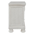 Julia 30 Inch Casual Nightstand- Wood- 2 Drawers- Pull Out Tray- White