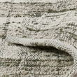 Okia 8 x 10 Large Handwoven Area Rug- Distressed Wool Stripes- Green- Brown