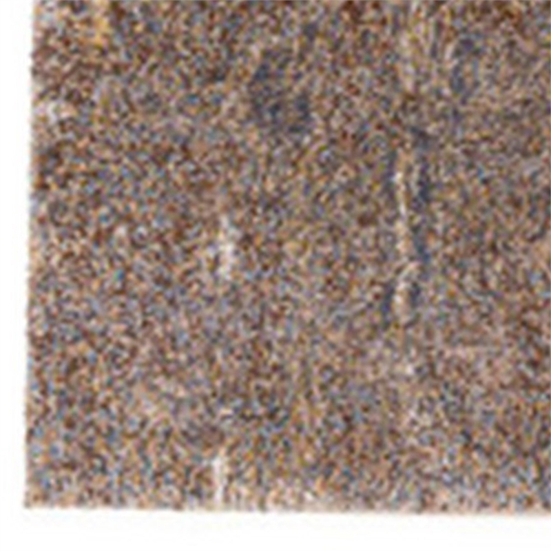 5 x 7 Modern Area Rug- Abstract Paint Art Design- Soft Fabric- Brown- Beige
