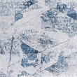 Lexi 5 x 7 Modern Area Rug- Abstract Art Design- Soft Fabric- Blue- Gray