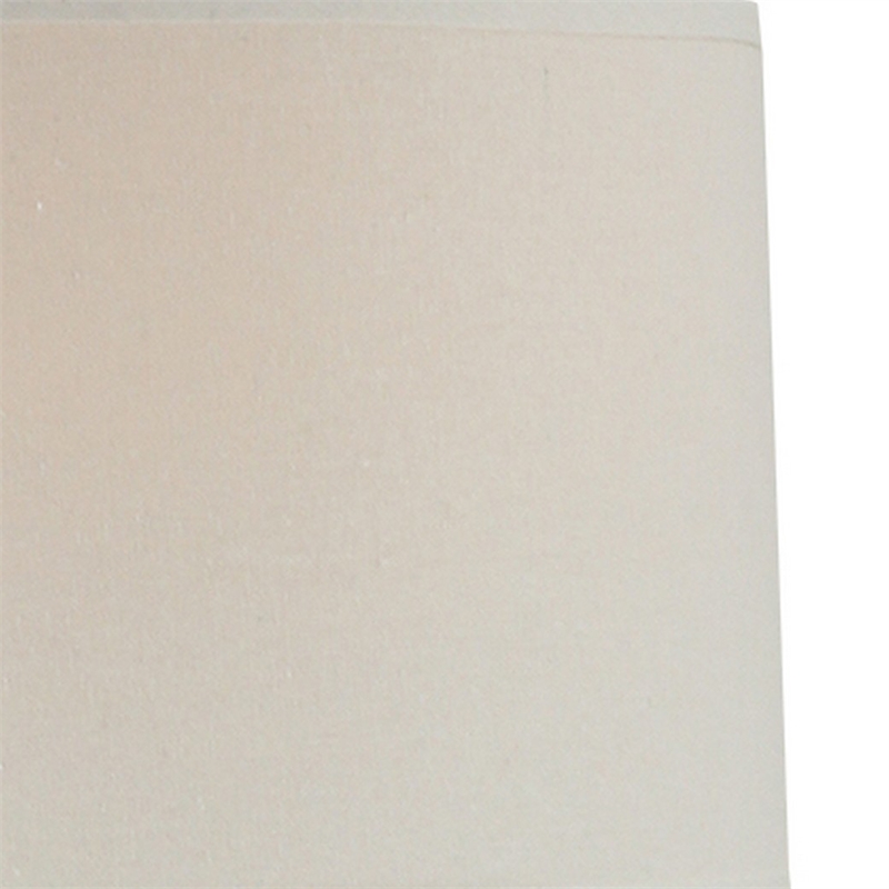 Kinn 24 Inch Hydrocal Table Lamp- Drum Shade- Tribal Style Urn Base- Brown