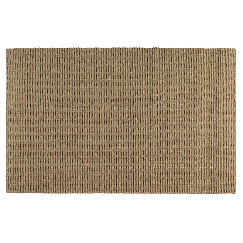 Quell 2 x 3 Handwoven Area Rug- Natural Brown Seagrass- Braided Design