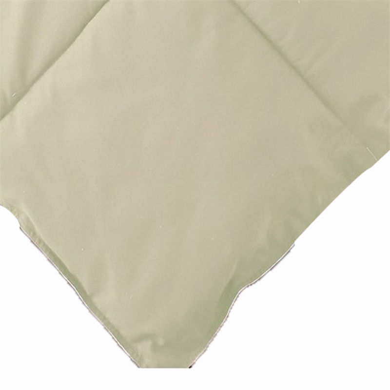 Beth Reversible Microfiber King Comforter- Squared Stitching- Ivory- Beige