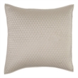 Kahn 26 Inch Hand Stitched Soft Sateen Euro Pillow Sham- Cotton Fill Brown