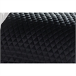 Kahn Hand Stitched Soft Sateen Queen Quilt with Cotton Fill- Matte Black