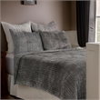 Lipa 96 x 108 Handmade King Quilt- Polyfill- Cotton Binding- Dessert Brown