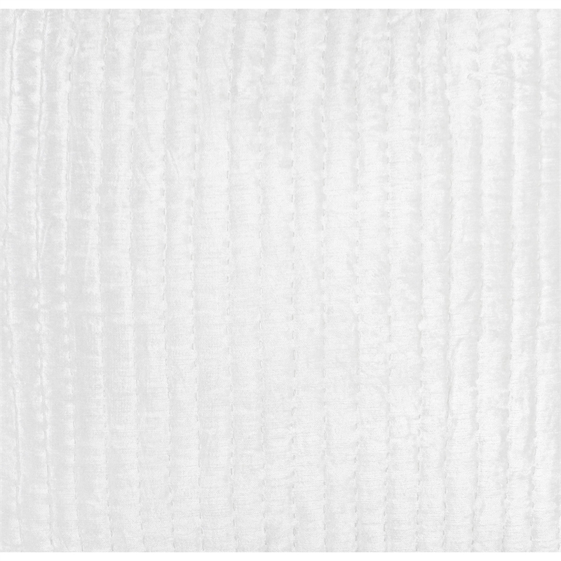 Lipa 26 Inch Square Classic Handmade Euro Pillow Sham- Rayon Velvet- Ivory