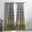 Kaw Set of 2 Panel Curtains- Multicolor Geometric Patterns- Polyester