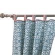 Kaw Set of 2 Panel Curtains- Multicolor Geometric Patterns- Polyester