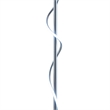 Jame 59 Inch Floor Lamp- Drum Shade- Accent Round Metal Base- Chrome