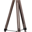 55 Inch Floor Lamp with Tripod Style Wood Frame- Spotlight- Brown and Black