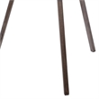 55 Inch Floor Lamp with Tripod Style Wood Frame- Spotlight- Brown and Black