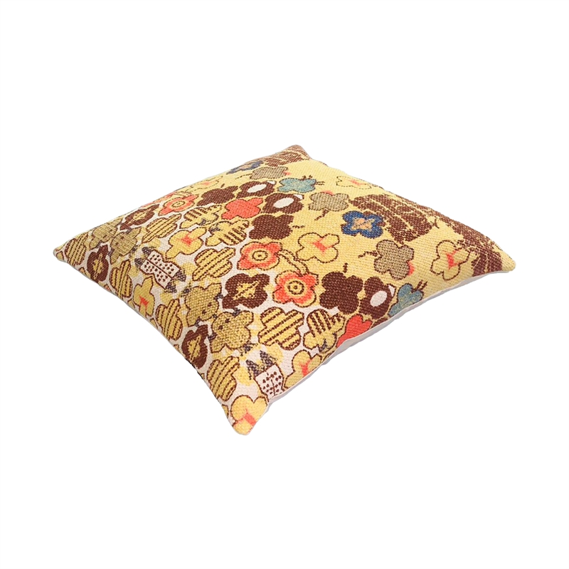 18 x 18 Square Accent Pillows- Printed Quatrefoil Design- Set of 2- Multicolor