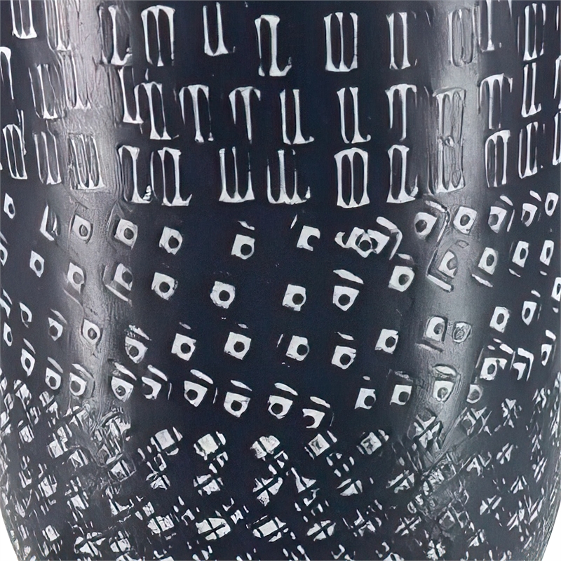 Alex 8 Inch Artisanal Industrial Round Hammered Metal Planter Pot- Arch Stand