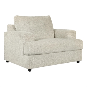 Tren Oversized Sofa Chair - Textured Beige Pillow Back - Deep Seat Cushion