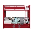 Metal Base Twin Turdle with Slat System and Cremon Bolts- Red
