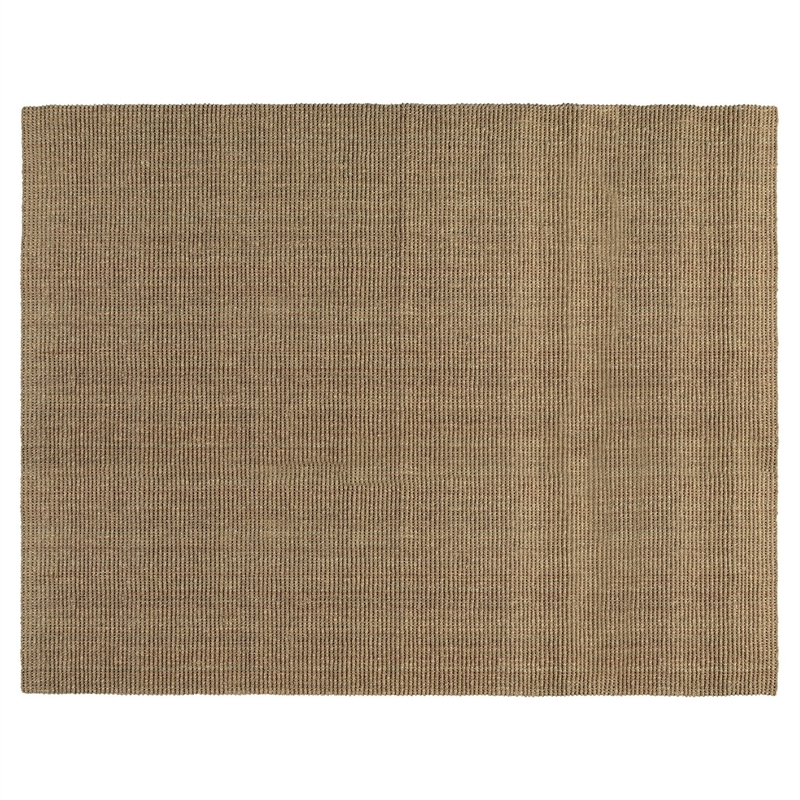 Quell 8 x 10 Handwoven Area Rug- Natural Brown Seagrass- Braided Design