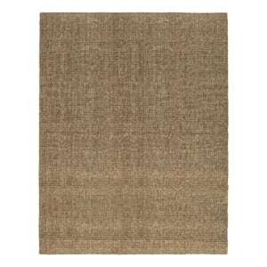 Quell 8 x 10 Handwoven Area Rug- Natural Brown Seagrass- Braided Design
