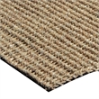 Quell 8 x 10 Handwoven Area Rug- Natural Brown Seagrass- Braided Design