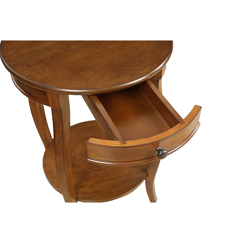 Alysa End Table- Walnut