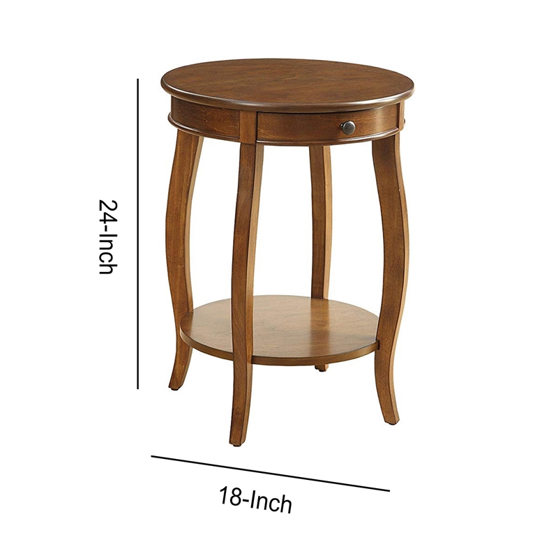 Alysa End Table- Walnut
