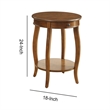 Alysa End Table- Walnut