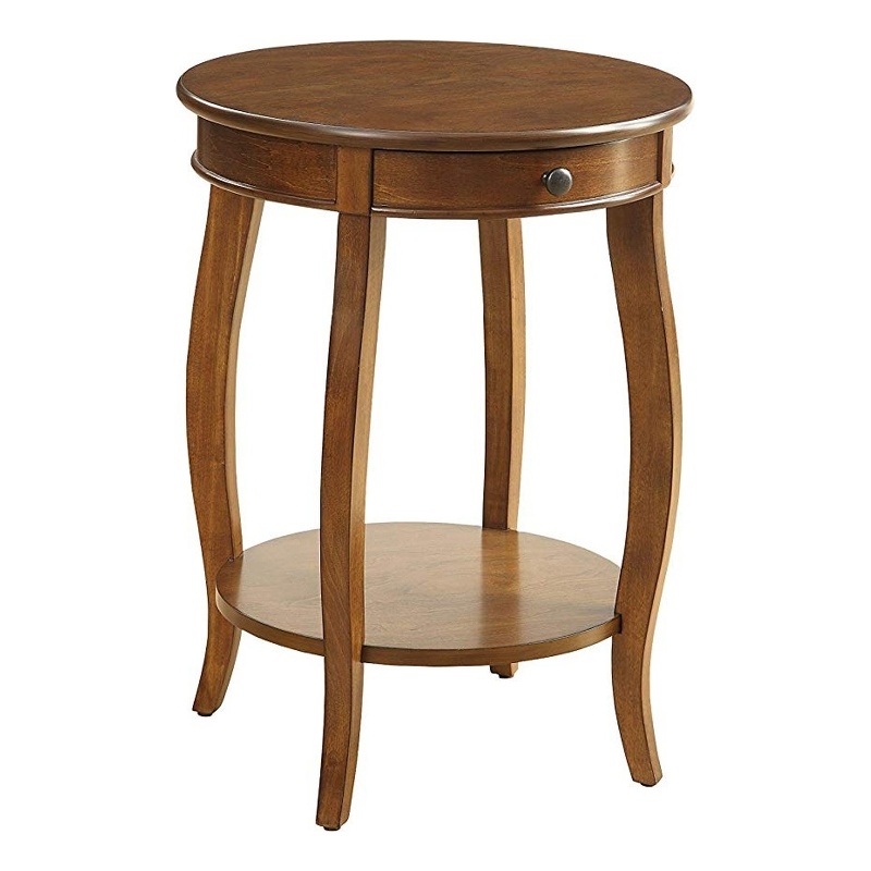 Alysa End Table- Walnut